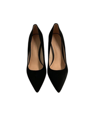 Viviamos Orchid-A Black Suede Heel