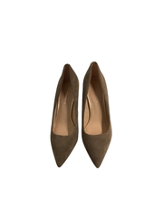 Viviamos Orchid-A Taupe Suede Heel