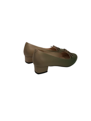 Viviamos Bliss Taupe Leather Heel