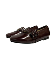 Boutaccelli Sapir Burgundy Leather Mary Jane