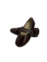 Boutaccelli Sapir Burgundy Leather Mary Jane