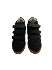 Boutacelli Lander Black Suede Velcro Sneaker