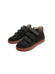 Boutacelli Lander Black Suede Velcro Sneaker