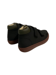 Boutacelli Rover Black Leather Velcro Sneaker