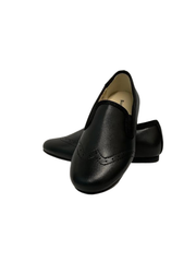 Boutacelli Duke Black Leather Smoking Shoe
