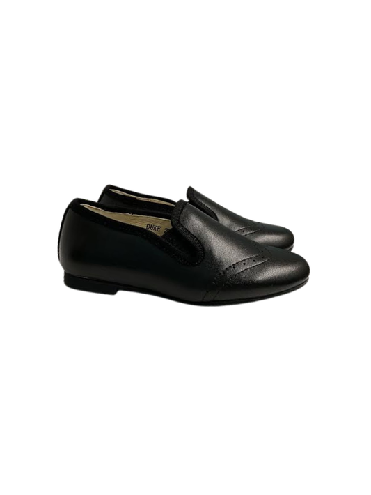 Boutacelli Duke Black Leather Smoking Shoe