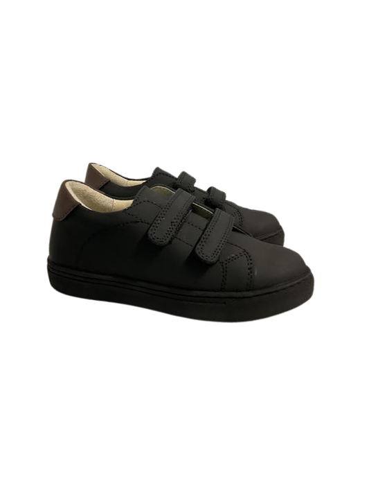 Boutaccelli Brac Black/Brown Leather Velcro Sneaker