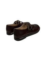 Lauve Wanda Burgundy Mary Jane Snap