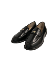Lauve Nancy Black Bow Loafer