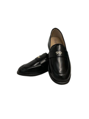 Lauve Nancy Black Bow Loafer