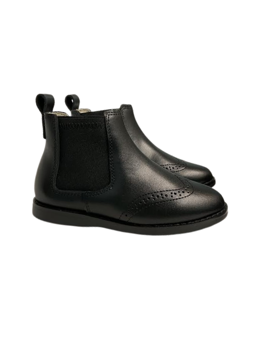 Boutaccelli Collins Black Leather Booties