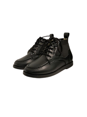 Boutaccelli Meken Black Leather Booties
