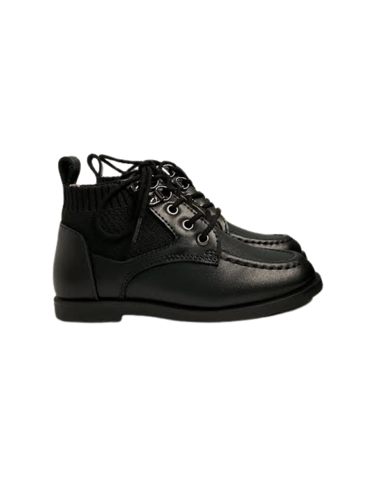 Boutaccelli Meken Black Leather Booties