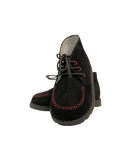 Luccini J305 Black Suede First Walker Laces Bootie