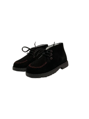 Luccini J305 Black Suede First Walker Laces Bootie