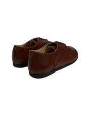 Luccini 9104 Camel Leather Laces Shoe