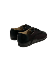 Luccini 9104 Black Leather Laces Shoe