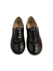 Luccini 9104 Black Leather Laces Shoe