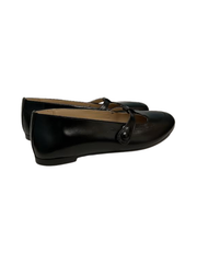 Luccini 9122 Black Leather Low T- Strap