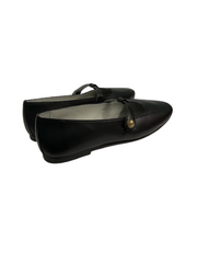 Luccini J284 Black Leather Brass Snap Mary Jane