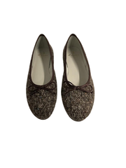 Luccini J199 Brown Tweed Multi Ballet Flats