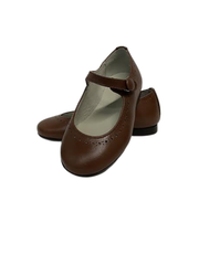 Luccini J204 Brownj Leather Mary Jane