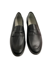 Luccini J294 Black Leather Loafer