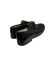 Luccini J294 Black Leather Loafer