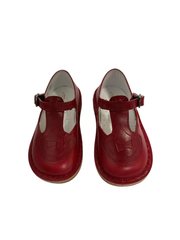 Luccini JP004 Red Leather T-Strap