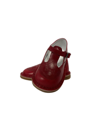 Luccini JP004 Red Leather T-Strap