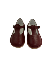 Luccini JP003 Burgundy Leather T-Strap