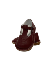 Luccini JP003 Burgundy Leather T-Strap