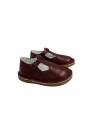 Luccini JP003 Burgundy Leather T-Strap