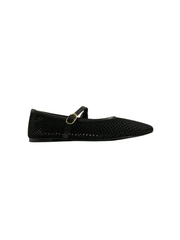 Brunella 512 Black Mesh Mary Jane