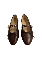 Brunella 2515 Leather Buckle Strap Mary Jane
