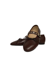 Brunella 2515 Leather Buckle Strap Mary Jane