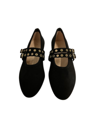Brunella 536 black Double Buckle Mary Jane