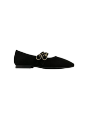 Brunella 536 black Double Buckle Mary Jane