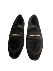 Brunella CAM Black Corduroy Penny Loafer