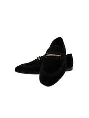 Brunella CAM Black Corduroy Penny Loafer