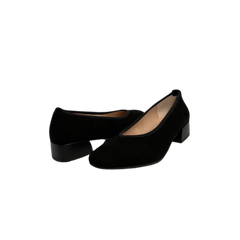 Sonara 6126 Black Suede Low Heel