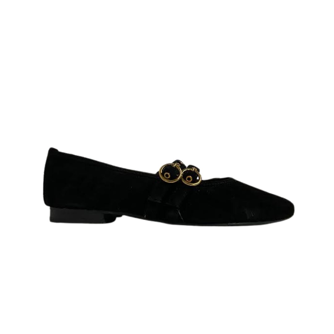 Ralph Migel Reina Black Leather T-Strap Shoe