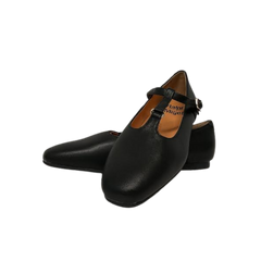 Ralph Migel Reina Black Leather T-Strap Shoe