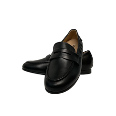 Venettini  Aston Black Leather Loafer