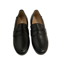 Venettini  Aston Black Leather Loafer