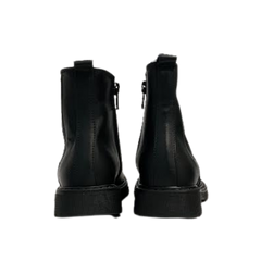 LMDI 2403 Black Leather Bootie