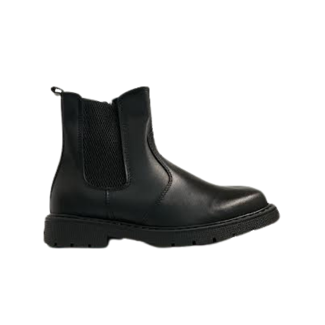 LMDI 2403 Black Leather Bootie