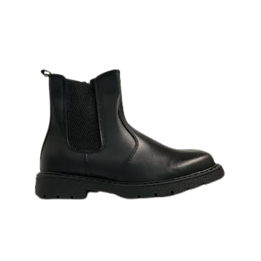 LMDI 2403 Black Leather Bootie