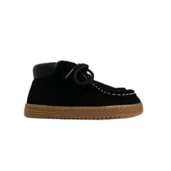 LMDI SF4537 Black Suede Topstitch Bootie