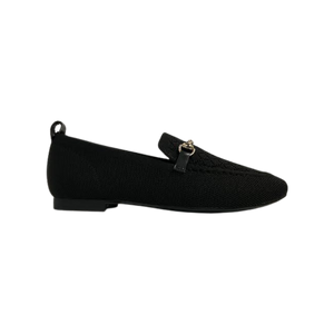 Pretty Posh 19361 Black Knit Loafer